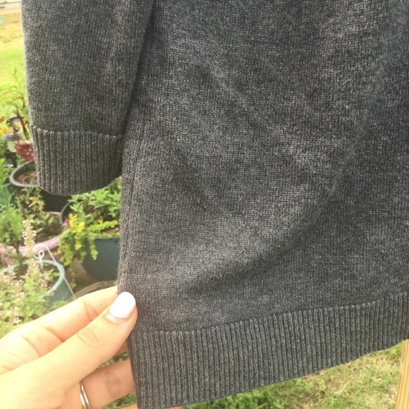 Coldwater creek womens beaded sweater L grey embellished rhinestone fairy y2k - Picture 7 of 9